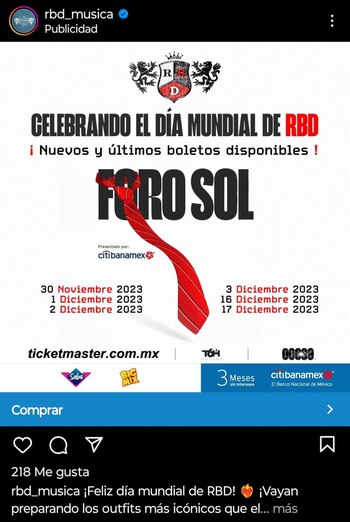 Algunas localidades en el Foro