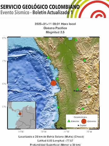 Se registró un movimiento telúrico