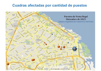 Cuadras afectadas por cantidad de