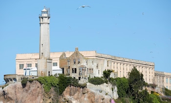 A view of Alcatraz Prison,