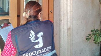 Un representante de la Procuraduría