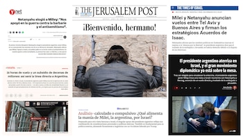 Collage Javier Millei - Prensa Internacional