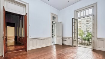 Uno de los dormitorios del