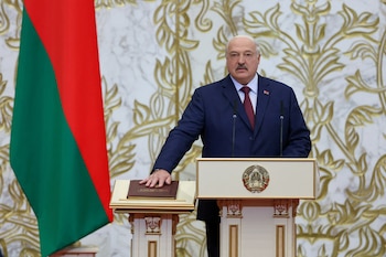 Alexander Lukashenko toma juramento durante