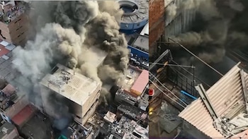 Incendio de gran magnitud en