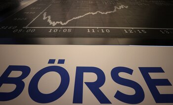 La bolsa de Frankfurt, en