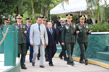 Las Fuerzas Armadas de Honduras conmemoraron el 57 aniversario del cese de hostilidades entre Honduras y El Salvador con actos cívicos y militares. (Foto: Fuerzas Armadas)
