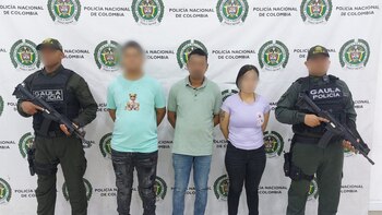 Capturados tres presuntos extorsionistas del