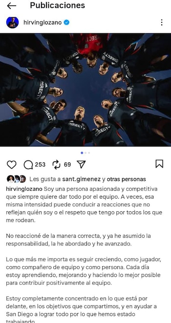 Chucky Lozano habló tras la