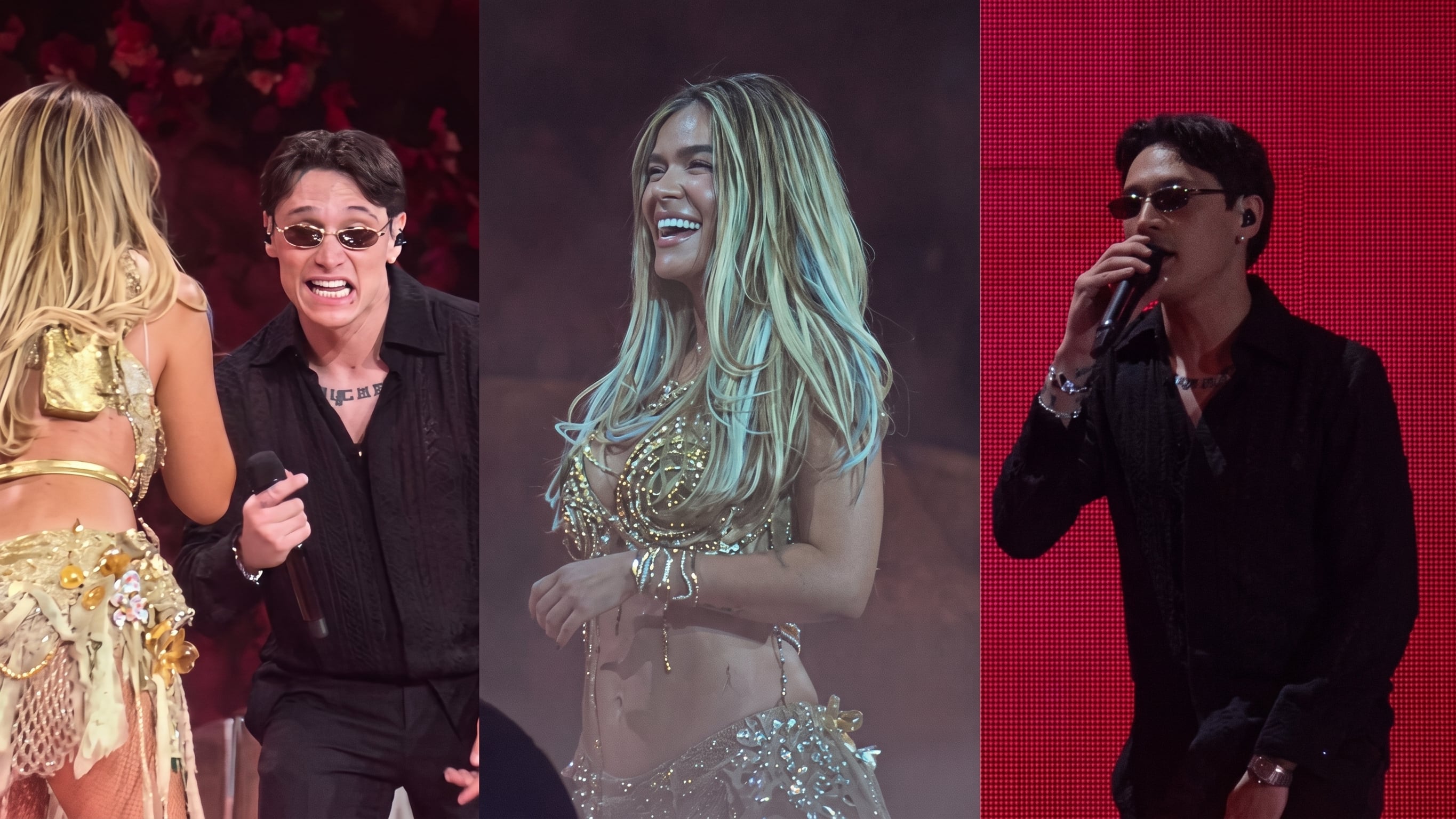 Peso Pluma sorprendió al público en el segundo concierto de Karol G en Nueva Jersey - crédito tomada de redes sociales @ChicShion/ X