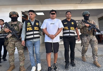 La Policía Nacional del Perú capturó a Richard Daniel Briceño Gamboa, alias ‘Crespo’, cabecilla de Los Pulpos, tras una intensa operación en La Libertad.