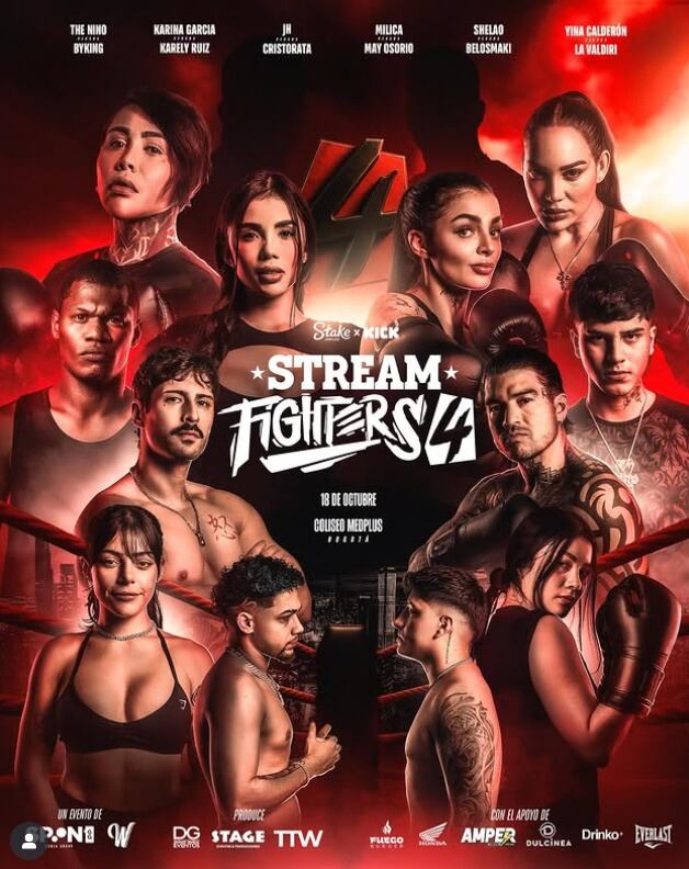 Stream Fighters 4 tendrá una pelea entre Karina García y Karely Ruiz - crédito @stream_fighters/IG