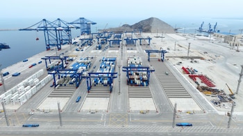 Megapuerto de Chancay. (Foto: Andina)