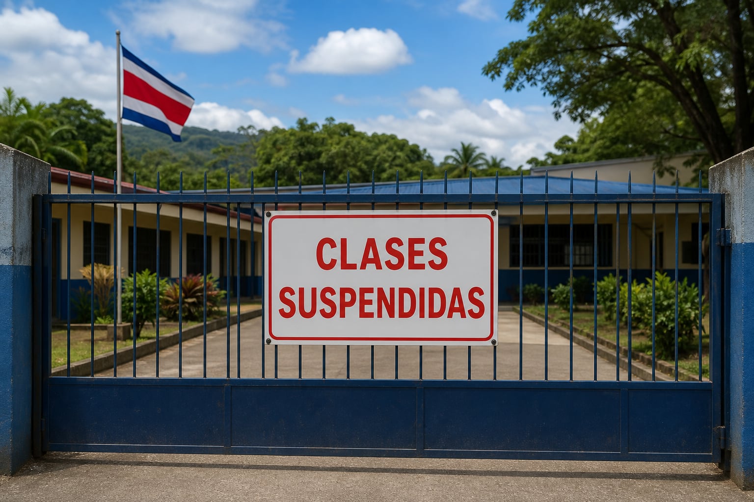El MEP confirmó que 15 centros educativos continuarán sin clases presenciales este martes 1.° de setiembre debido a problemas de acceso y seguridad. (Imagen Ilustrativa Infobae)