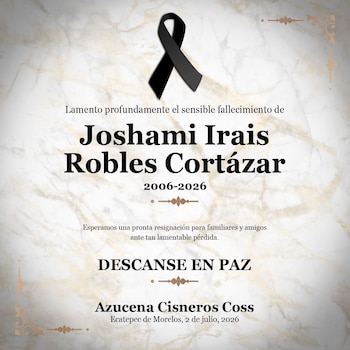 Publicación con condolencias emitida por la presidenta municipal de Ecatepec. Crédito: Gobierno de Ecatepec