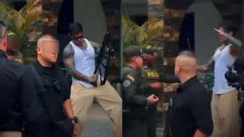 Video: la Policía abrió una investigación tras un video en el que Yeferson Cossio manipuló un arma de dotación en hotel de Quibdó, Chocó