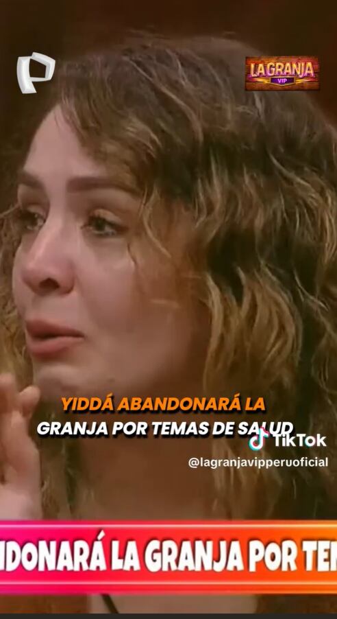 Yiddá Eslava abandona el reality show 'La Granja VIP' por recomendación médica, priorizando su bienestar. (La Granja VIP Perú)