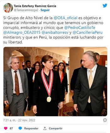 Tuit de Tania Ramirez