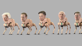 Los “perros robot” de Elon Musk y Mark Zuckerberg asombran en Berlín