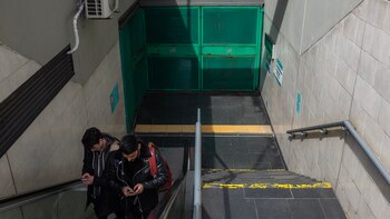 La medida de fuerza solo afectó a la línea D (Adrián Escandar)