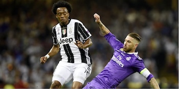 Juan Guillermo Cuadrado es el único colombiano que ha tenido minutos en una final de la Champions League. Foto: EFE