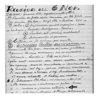 Apuntes de la agenda de