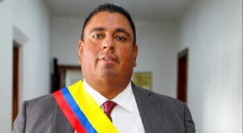 Julio César Góngora, alcalde del municipio de Piedras (Tolima)