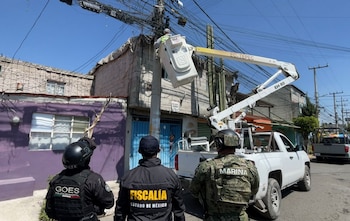 En el operativo conjunto participó la policía municipal y la Fuerza de Tarea Ecatepec, perteneciente a la Marina Armada de México. (Crédito: )
