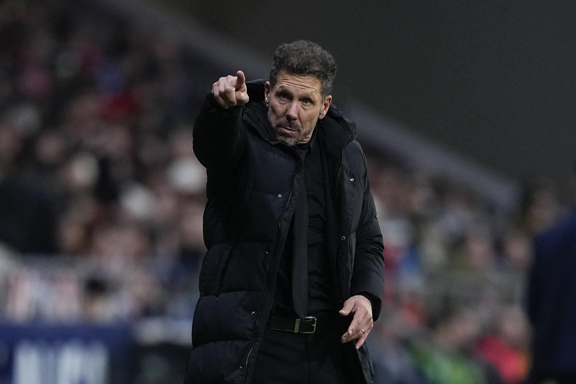 Diego Pablo Simeone: «Vamos a depender de lo que hagamos contra el Barcelona para cualquier comentario»