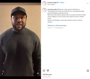 Las disculpas del Benetton Treviso