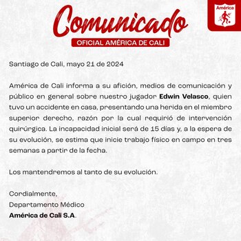 El lateral de América de