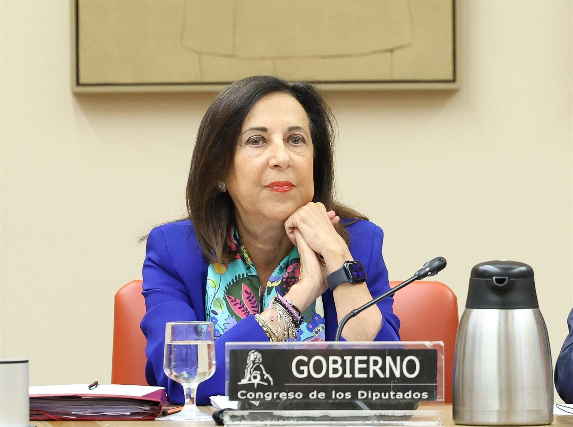 25/08/2026 La ministra de Defensa, Margarita Robles, durante una comparecencia ante la Comisión de Defensa en el Congreso de los Diputados, a 25 de agosto de 2026, en Madrid (España). La comparecencia tiene como objeto informar sobre la gestión de sus competencias en relación a los hechos sucedidos en la Ciudad Autónoma de Ceuta el día 30 de julio y en posterioridad.
POLITICA
Marta Fernández - Europa Press