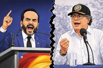 El presidente electo de Colombia ordenó la suspensión del empalme debido a recientes declaraciones del mandatario saliente - crédito VisualesIA