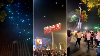 Los drones comenzaron a caer