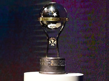 Vista del trofeo de la