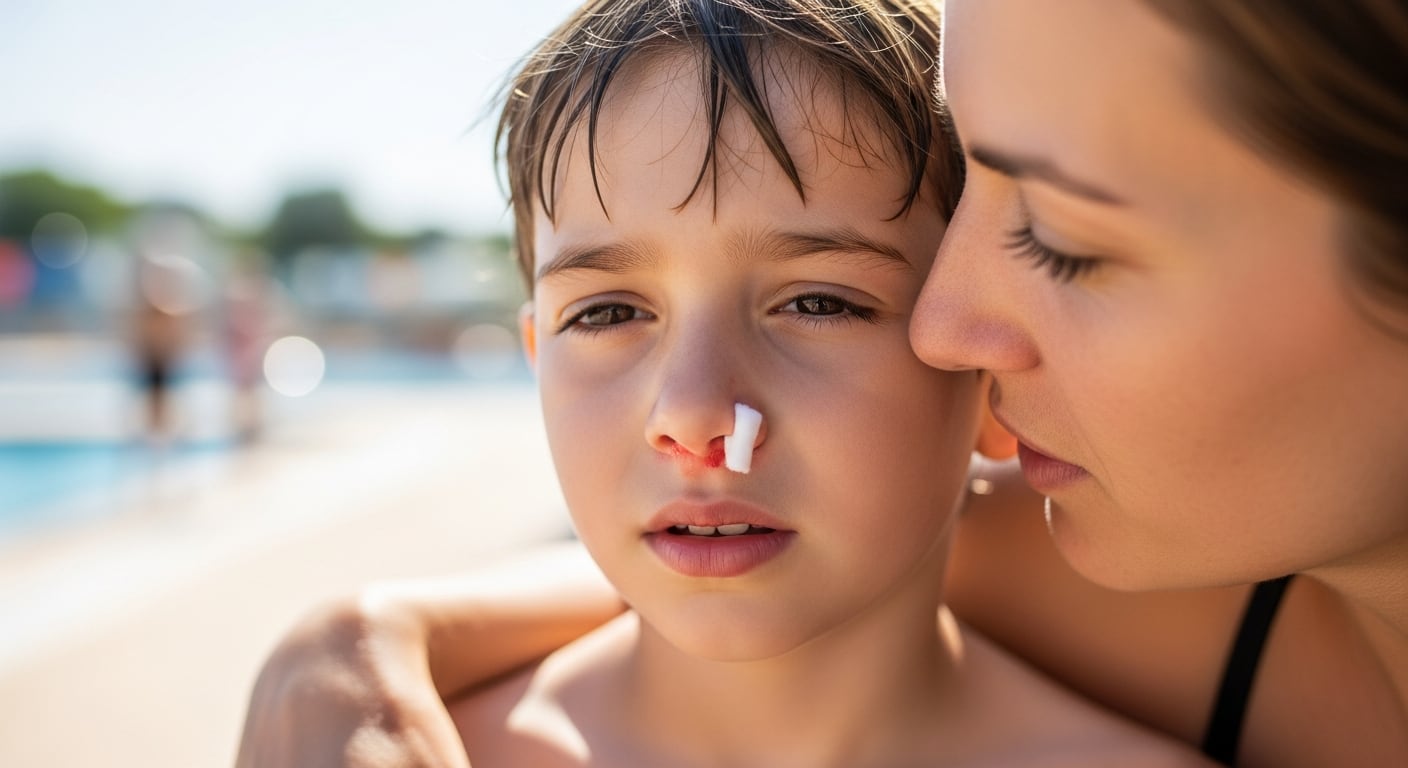 El sangrado de nariz en niños aumenta durante el calor y suele alarmar a las familias, aunque la mayoría de los casos no es grave (Imagen Ilustrativa Infobae)
