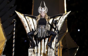 Durante el entretiempo del Super