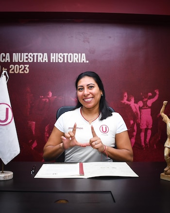 Mirian Patiño firmó contrato con