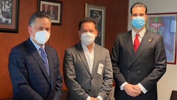 Nieto y Mier estuvieron acompañados