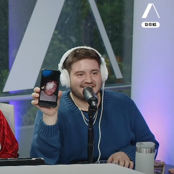 Leandro mostró las consecuencias que tuvo ponerse pegamento en la cara