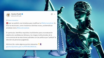 Centro Prodh respalda ajustes a la reforma judicial, pero advierte riesgos de politización y falta de rigor en perfiles