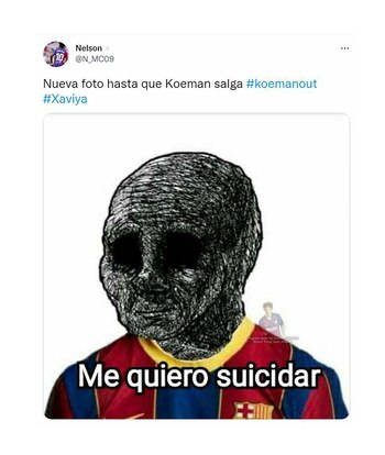 Los mejores memes tras la salida de Koeman del Barcelona