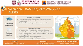 Se activa Alerta Amarilla.