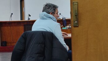 Contardi, minutos antes de su