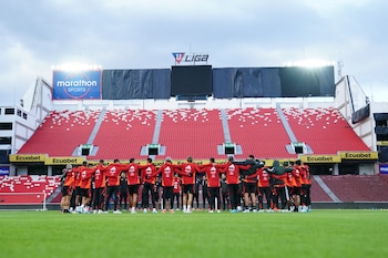 La selección peruana entrenó en