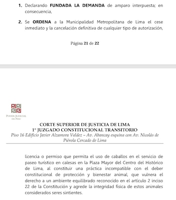 Sentencia que protege a los