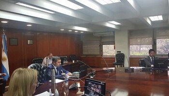 Diego Molea, encabezando una de