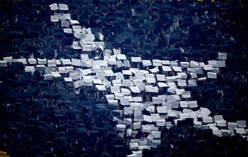 Los fanáticos del Botafogo armaron