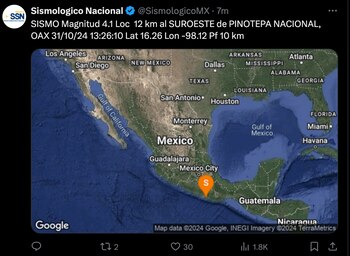 (X @SismologicoMX)