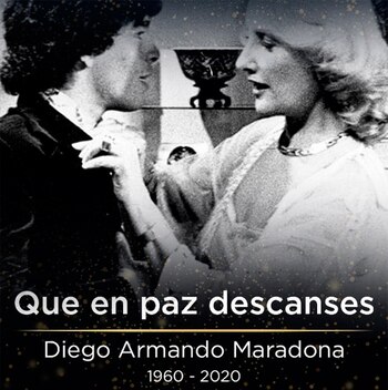 Mirtha Legrand y Maradona